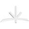 Ekena Millwork Alberta Architectural Grade PVC Gable Bracket, 84"W x 31 1/2"H x 2"D x 4"F, 9/12 Pitch GBP084X32X0204ALB00 - alternate 1